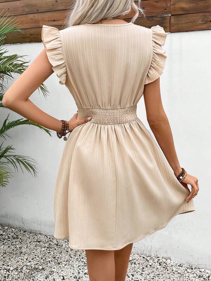 Ruched, Ruffle, Shirred Dress