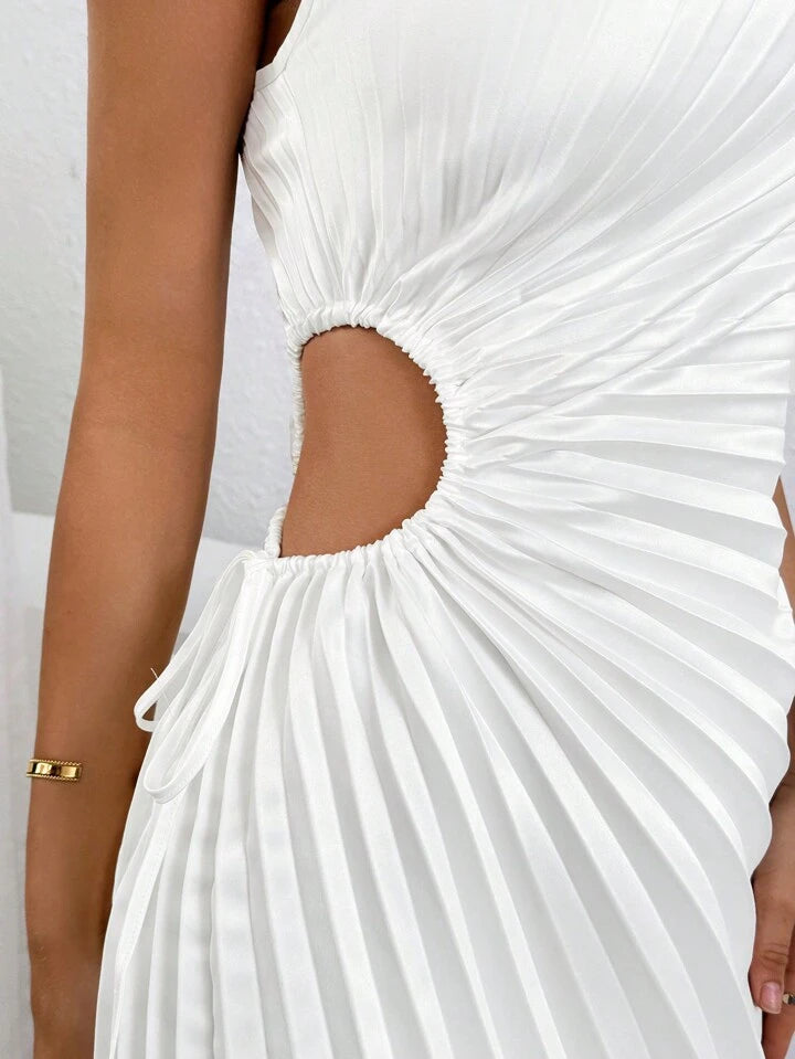 Cut Out, Backless, Split Dress
